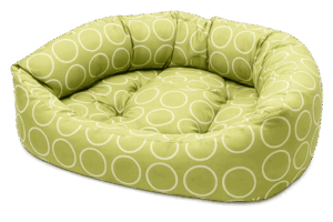 Green Polka Dog Bed